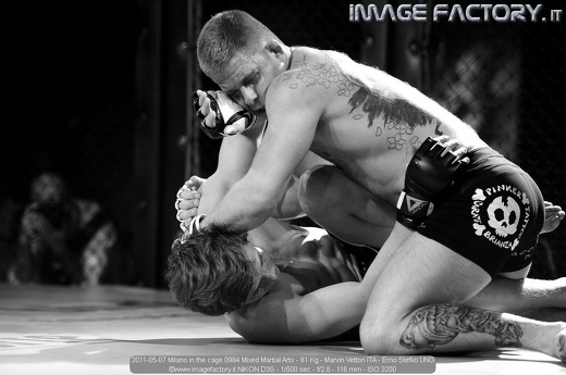 2011-05-07 Milano in the cage 0984 Mixed Martial Arts - 81 Kg - Marvin Vettori ITA - Erno Stefko UNG